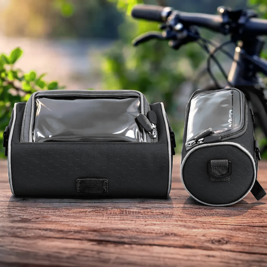Handlebar bag for bicycle - Waterproof bicycle bag with touchscreen